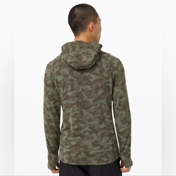 Lululemon Warm Surge Full Zip heritage Camo Hoodie Mens Sz M - Picture 2 of 8